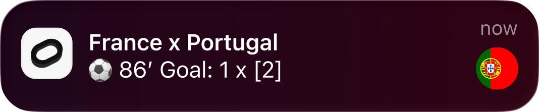 France x Portugal — Goal 1 x 2